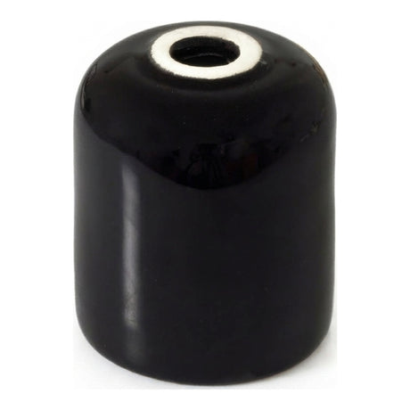 Portalampada E27 in ceramica — Nero