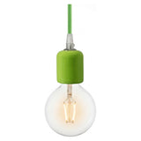 Portalampada E27 in ceramica — Verde pistacchio