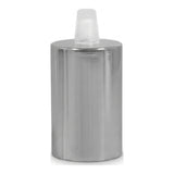 Portalampada E27 cilindrico in metallo — Conico in plastica / Cromato