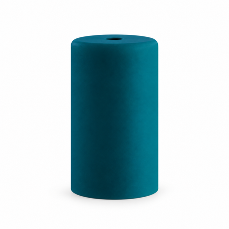 Kit portalampada E27 in silicone da esterno — blu petrolio — vista 1