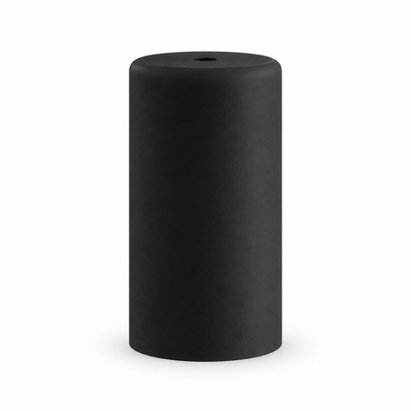 Kit portalampada E27 in silicone da esterno — nero — vista 1