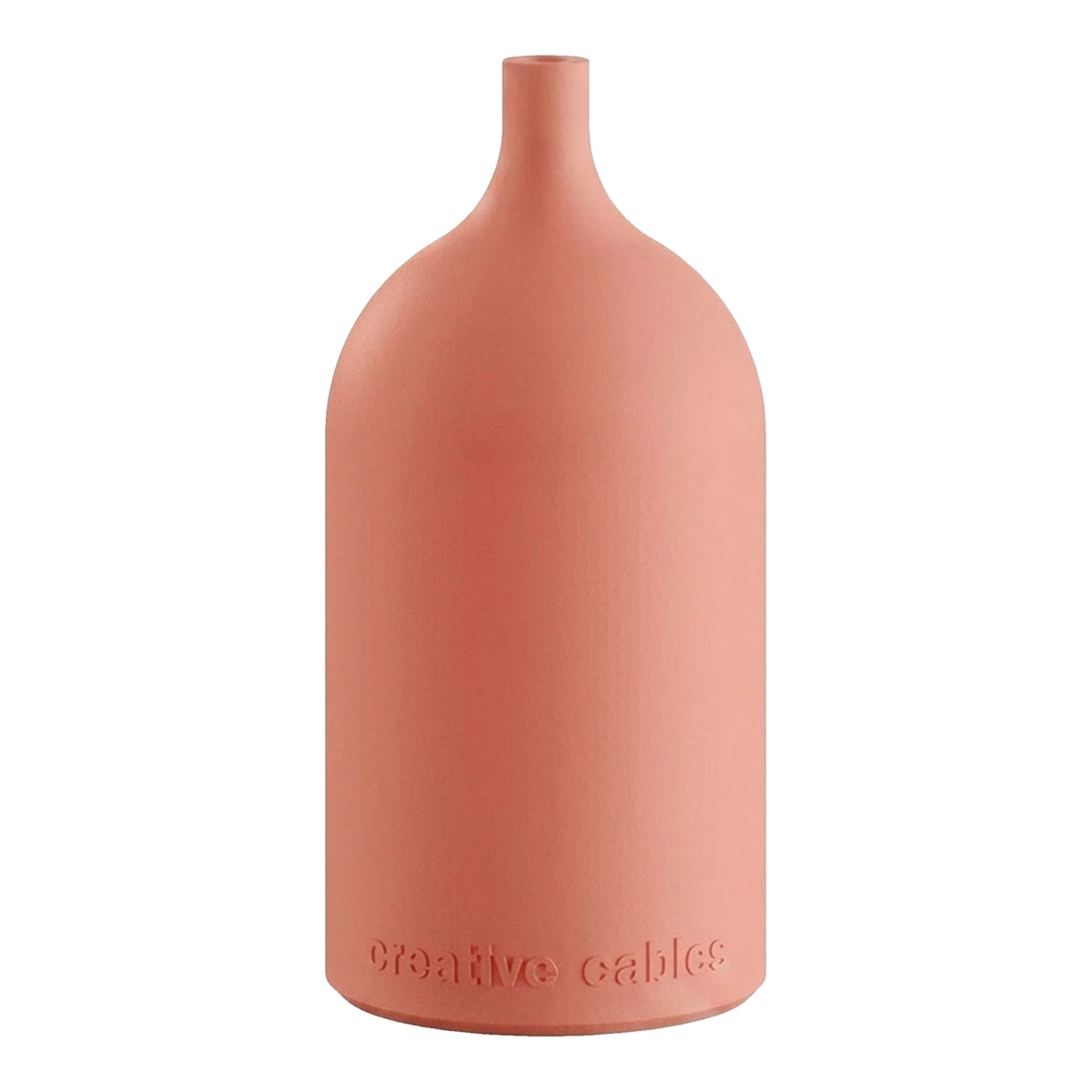 Kit portalampada E27 da esterno in silicone pastello — Salmone