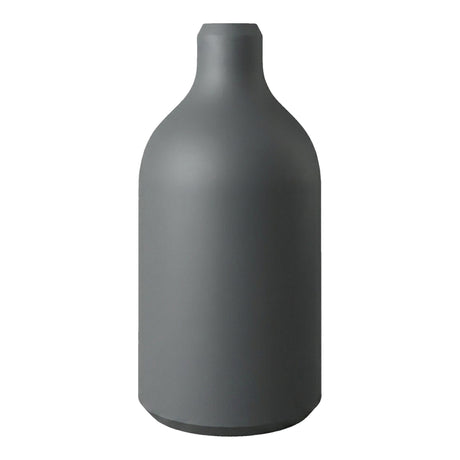 Portalampada E27 in silicone con serracavo nascosto — Grigio