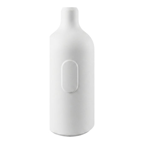 Portalampada E27 in silicone con interruttore — Bianco
