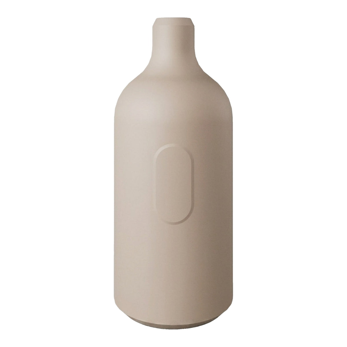 Portalampada E27 in silicone con interruttore — Marrone