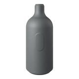 Portalampada E27 in silicone con interruttore — Grigio