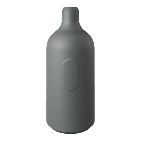 Portalampada E27 in silicone con interruttore — Grigio