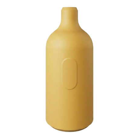 Portalampada E27 in silicone con interruttore — Senape