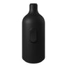 Portalampada E27 in silicone con interruttore — Nero
