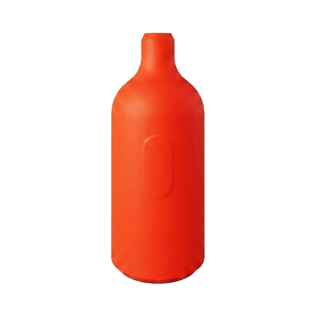 Portalampada E27 in silicone con interruttore — Arancione