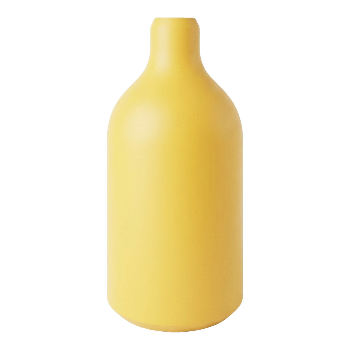 Portalampada E27 in silicone con serracavo nascosto — Giallo