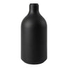 Portalampada E27 in silicone con serracavo nascosto — Nero