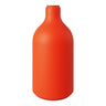 Portalampada E27 in silicone con serracavo nascosto — Arancione