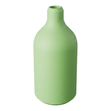 Portalampada E27 in silicone con serracavo nascosto — Verde prato