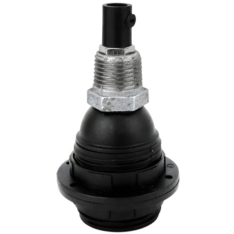 Kit portalampada E27 in termoplastica con ghiere su raccordo 1/2'' (15x21mm) maschio in ghisa zincata