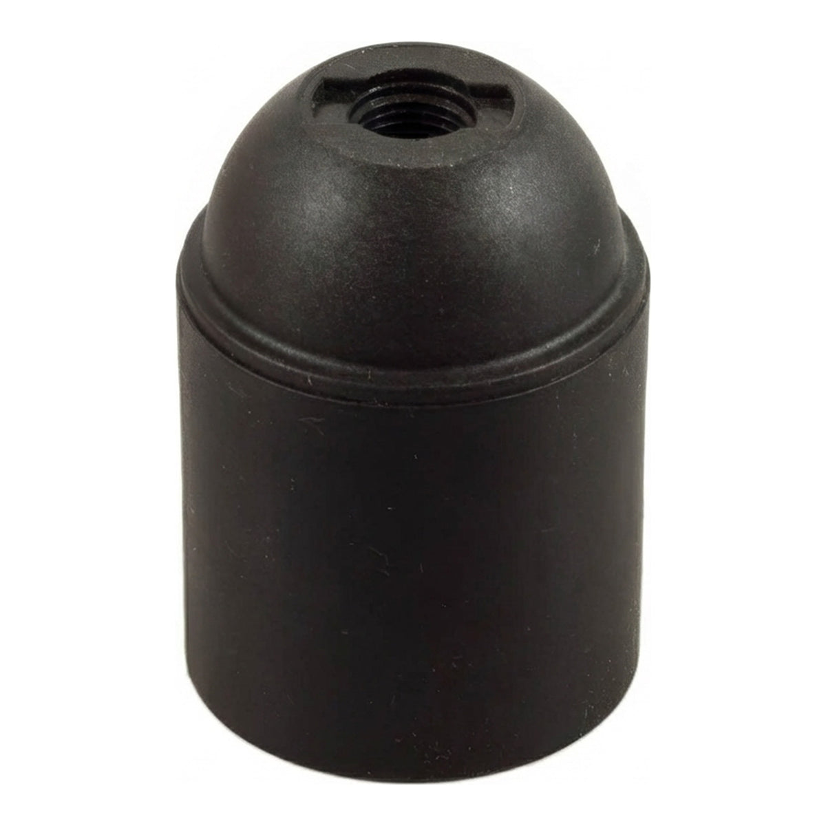 Portalampada E27 in termoplastica — Nero