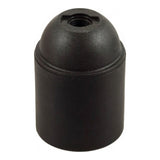 Portalampada E27 in termoplastica — Nero