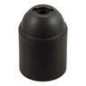 Portalampada E27 in termoplastica — Nero