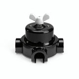 Kit deviatore in porcellana con galletto e base — Nero / Bianco / 3 uscite