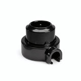 Kit presa a parete e base in porcellana — Francese 2P+T 16 A / Nero / 1 uscita