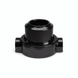 Kit presa a parete e base in porcellana — Francese 2P+T 16 A / Nero / 2 uscite in linea