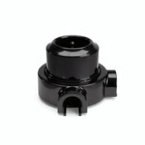 Kit presa a parete e base in porcellana — Francese 2P+T 16 A / Nero / 2 uscite
