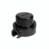 Kit presa a parete e base in porcellana — Italiana 2P+T 10/16 A / Nero / 1 uscita