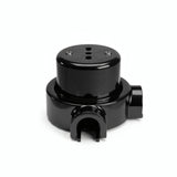 Kit presa a parete e base in porcellana — Italiana 2P+T 10/16 A / Nero / 2 uscite
