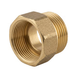 Manicotto uguale maschio-femmina in ottone CW617N BSP - vista isometrica 3/4