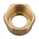Manicotto ridotto femmina-femmina in ottone CW617N BSP - vista dall'alto