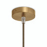 Mini rosone cilindrico in metallo, Ø 83 mm — 1 foro centrale / Conico in termoplastica / Bronzo satinato