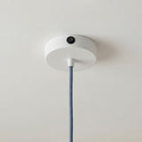 Mini rosone cilindrico in metallo con interruttore, Ø 83 mm — Bianco opaco