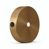 Mini rosone cilindrico in metallo con interruttore, Ø 83 mm — Bronzo satinato