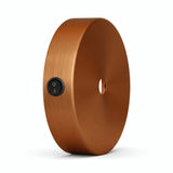 Mini rosone cilindrico in metallo con interruttore, Ø 83 mm — Rame satinato