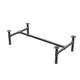 Base per tavolino, struttura a H, ghisa e acciaio Ø 42 mm, 136 × 71 cm, altezza 34 cm