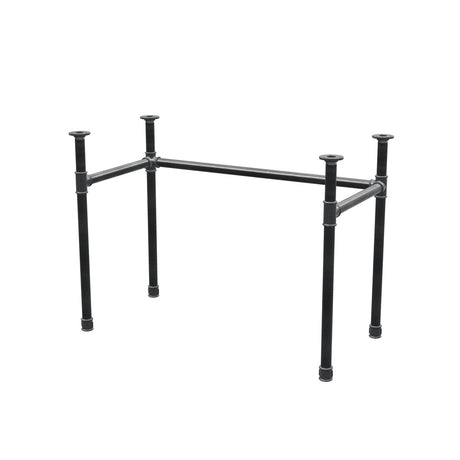 Base per scrivania, struttura a U, ghisa e acciaio Ø 34 mm, 102 × 52 cm, altezza 72 cm