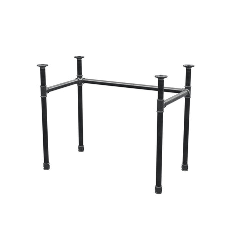 Base per scrivania, struttura a U, ghisa e acciaio Ø 34 mm, 92 × 52 cm, altezza 72 cm