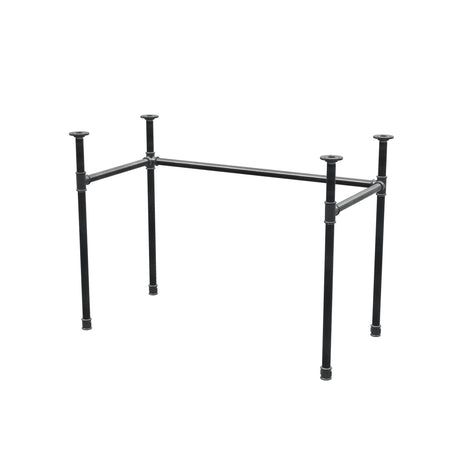 Base per scrivania, struttura a U, ghisa e acciaio Ø 27 mm, 101 × 51 cm, altezza 71 cm