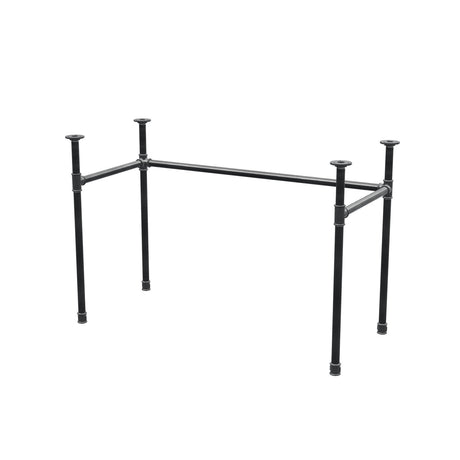Base per scrivania, struttura a U, ghisa e acciaio Ø 27 mm, 111 × 51 cm, altezza 71 cm