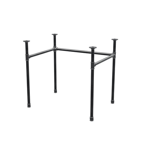 Base per scrivania, struttura a U, ghisa e acciaio Ø 27 mm, 81 × 61 cm, altezza 71 cm