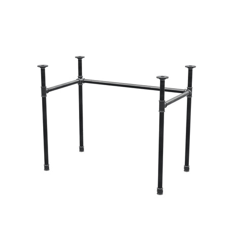 Base per scrivania, struttura a U, ghisa e acciaio Ø 27 mm, 91 × 51 cm, altezza 71 cm