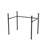 Base per scrivania, struttura a U, ghisa e acciaio Ø 27 mm, 91 × 61 cm, altezza 71 cm