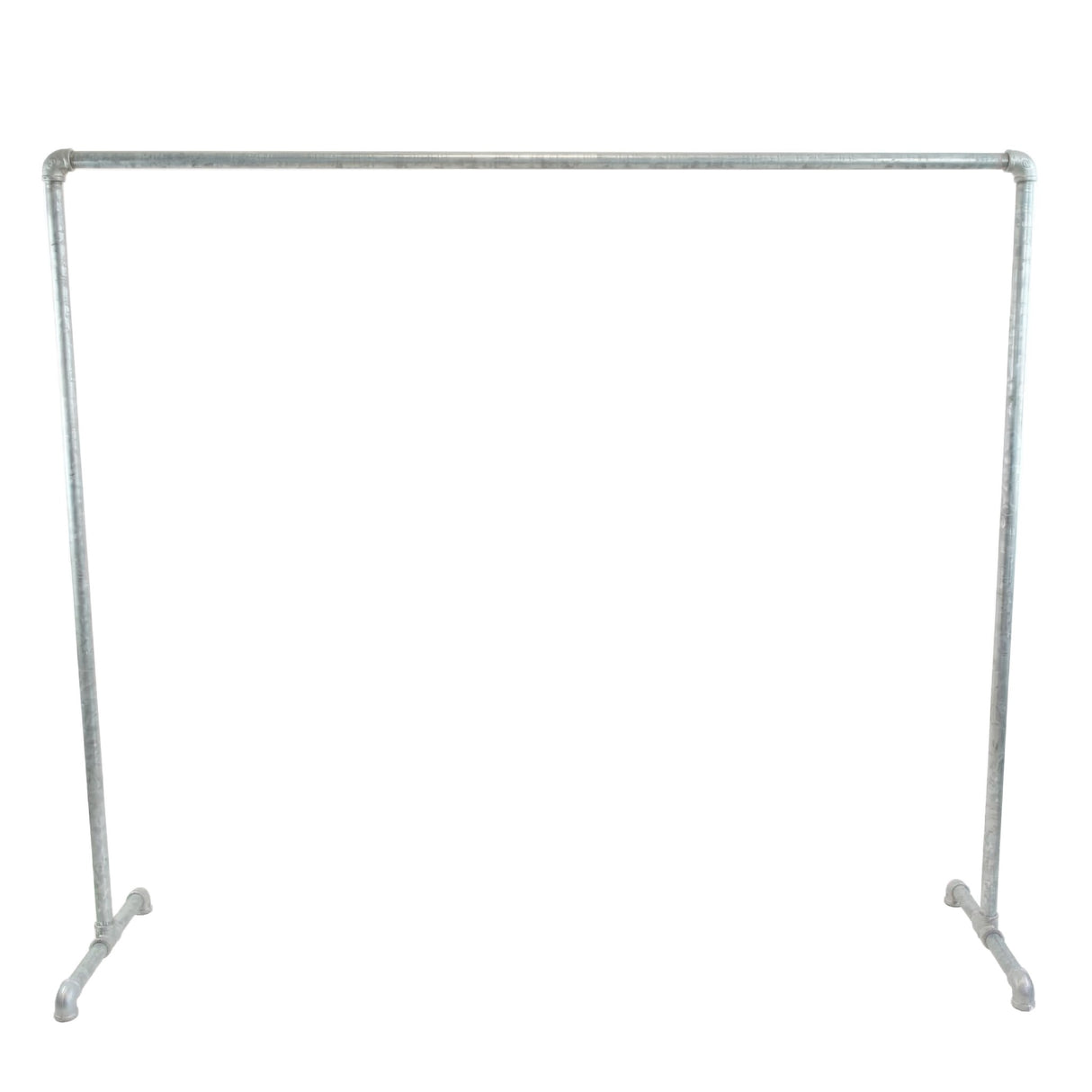 Appendiabiti semplice per vestiti zincato stile atelier - vista d'insieme