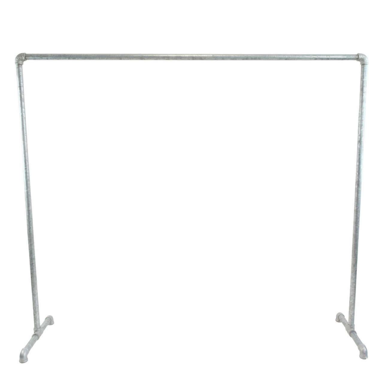 Appendiabiti semplice per vestiti zincato stile atelier - vista d'insieme