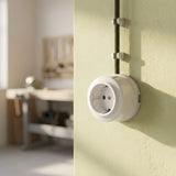 Presa a parete in porcellana — Schuko 2P+T 16 A / Bianco