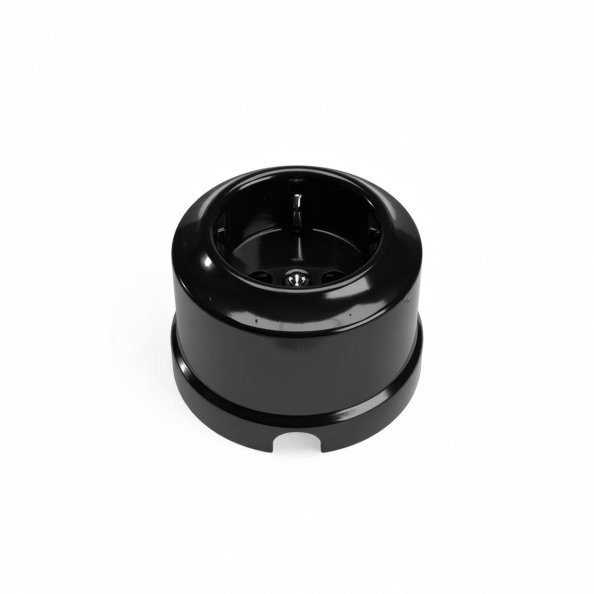 Presa a parete in porcellana — Schuko 2P+T 16 A / Nero