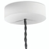 Rosone rotondo in legno, Ø 120 mm — Bianco
