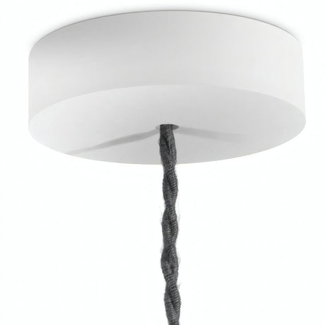 Rosone rotondo in legno, Ø 120 mm — Bianco