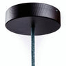 Rosone rotondo in legno, Ø 120 mm — Effetto wengé