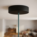 Rosone rotondo in legno, Ø 120 mm — Nero